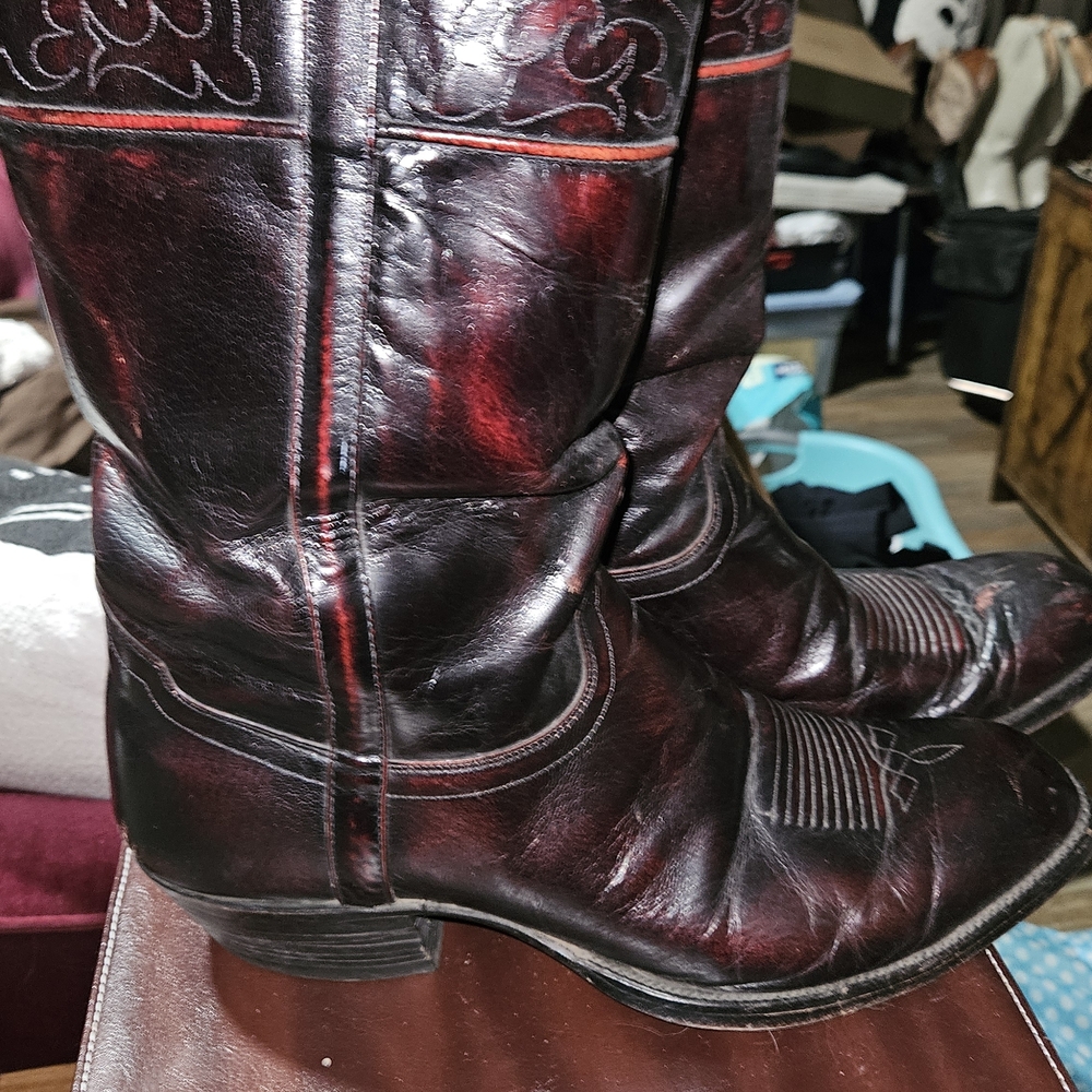 El Dorado Oxblood Leather Boots